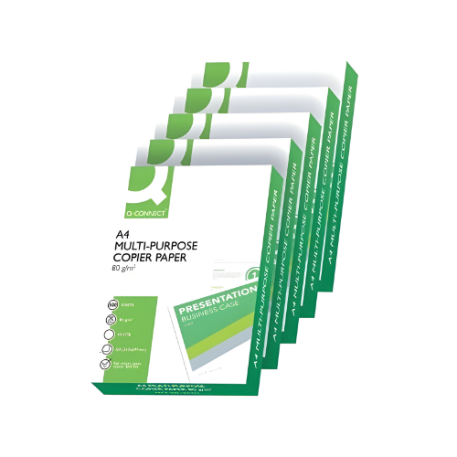 Q-Connect White A4 80gsm Copier Paper (2500 Pack) – KF01087